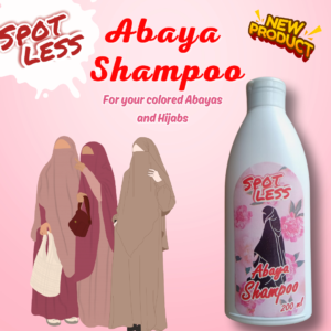 Spotless Abaya Shampoo - For colored Abaya and Hijabs
