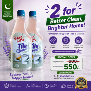 tile cleaner is one of our best selling product on daraz.pk it is ideal for grout cleaning on all types of bathroom and home tiles